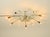 Large Mid-Century Modern Brass Sputnik Ceiling Lamp with 12 Arms, 1950s For Sale - Image 9 of 18