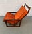 Unique Mid-Century Modern Teak Orange Lounge Chair For Sale In New York - Image 6 of 9