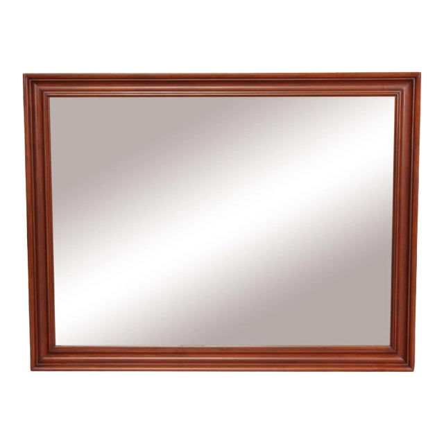Henkel Harris Traditional Carved Cherry Wall Mirror For Sale