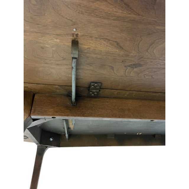 Broyhill Brasilia Harvest Drop Leaf Table Walnut, Circa 1960s Attributed For Sale - Image 11 of 18