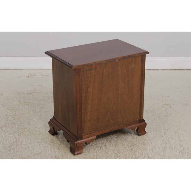 Pair of Stickley Cherry 3 Drawer Nightstands For Sale - Image 10 of 14