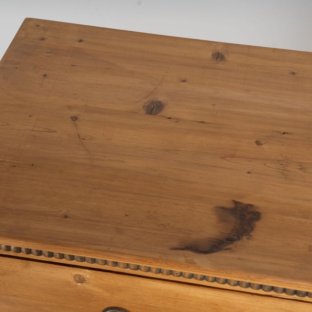 Late 19th Century Late 19th Century Hungarian Large Pine Chest of Three Drawers For Sale - Image 5 of 17