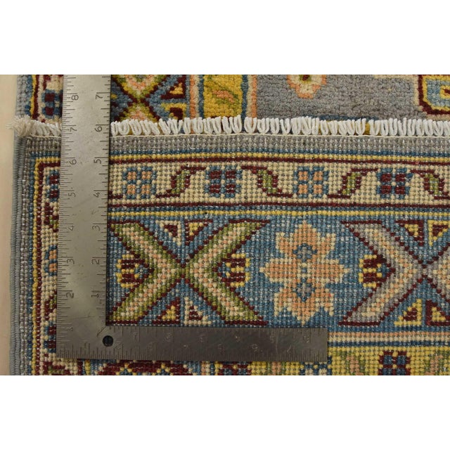 Kazak Runner 2’8” X 9”9” Gray Wool Tribal Hand-Knotted Oriental Rug For Sale - Image 13 of 13