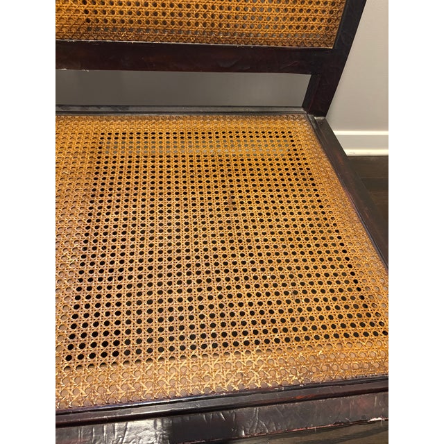 Milling Road by Baker Furniture Double Cane Settee For Sale - Image 14 of 15