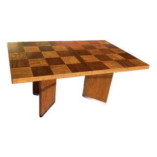 Mid Century Lane Staccato Brutalist Dining Table For Sale