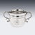 Antique 20th Century English Silver Sugar Bowl & Spoon by S.W. Smith & Co., 1911, Set of 2 For Sale - Image 6 of 18