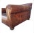 Cinnamon Restoration Hardware Lancaster Luxe Depth Brompton Sofa in Cocoa Leather For Sale - Image 8 of 12