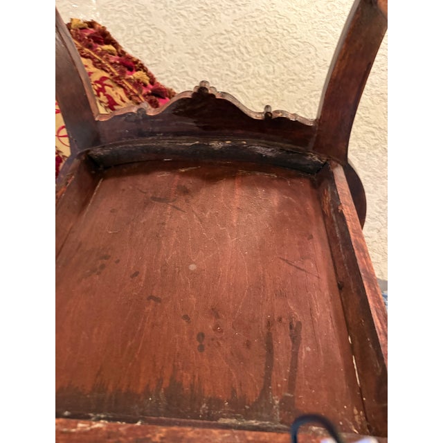 Wood 19th Century Regency Klismos-Style Mahogany Armchair For Sale - Image 7 of 10