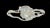 Art Nouveau Art Nouveau Sterling Silver Dreamy Lady Stars Brooch Profile Girl Hair 925 For Sale - Image 3 of 4