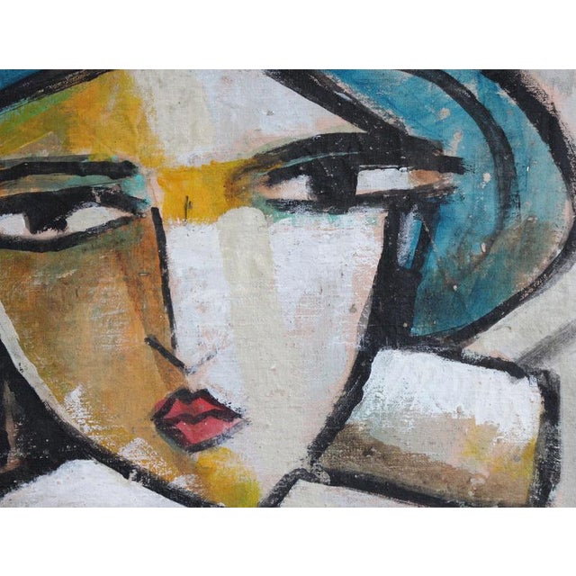 Hidden Portraits XXXIV, 1990s, Acrylic Painting on Cnavas, Framed For Sale - Image 8 of 13