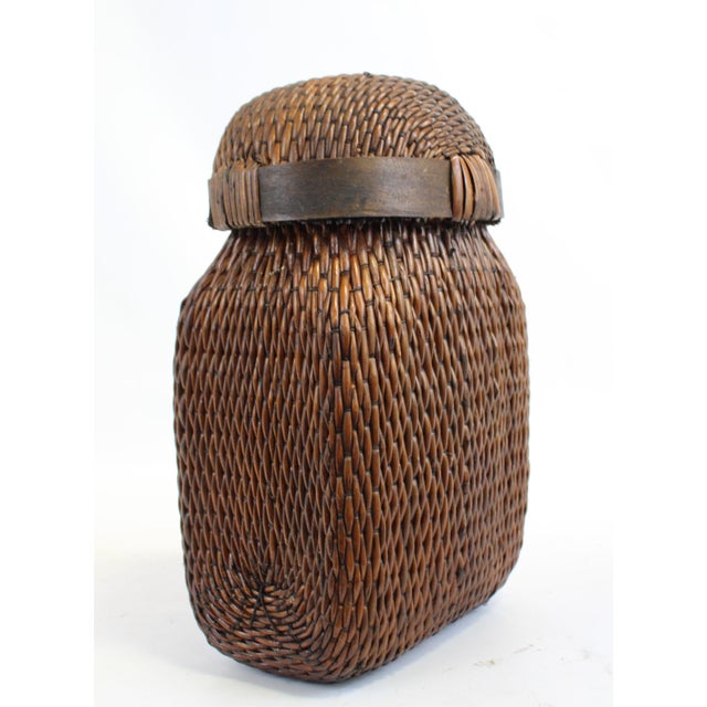 Our Canister Basket has a very tight woven pattern. It’s a nice simple storage container. Use as a functional storage...