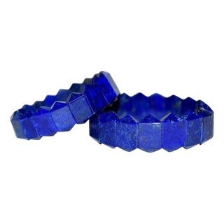 Set Natural Fine Lapis Bracelets Aaaa Grade For Sale