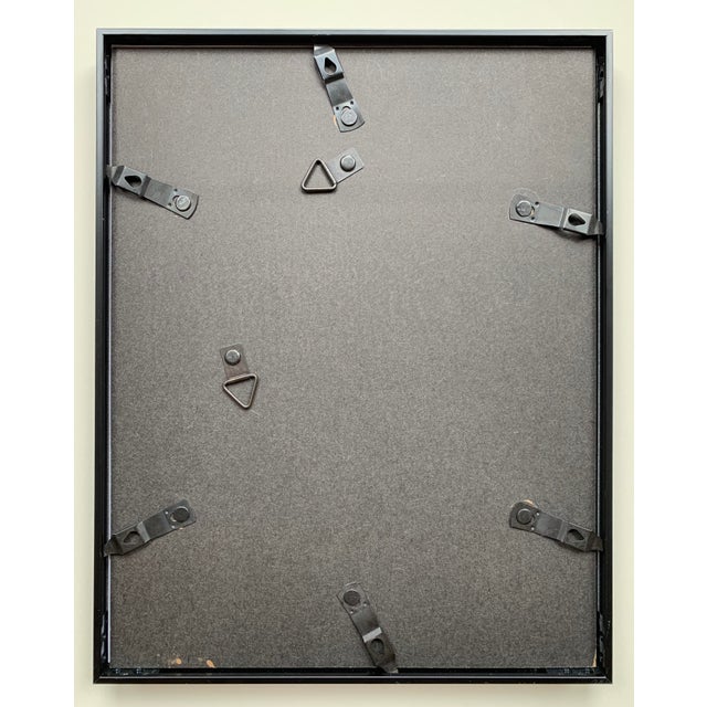 Green 1970s Abstract Embossed Print - Signed and Numbered For Sale - Image 8 of 9