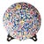 Early 20th Century Chinese Ceramic Plate,Qianlong Marked Famille Rose Porcelain Plate Hand Painted Flowers Pattern For Sale
