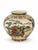 Satsuma Vintage Japanese Satsuma Vase With Moriage Floral & Figural Warrior Panels, Made in Japan For Sale - Image 4 of 6