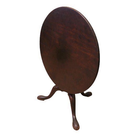 Antique Georgian Tilt Top Table in Mahogany, 1800 For Sale