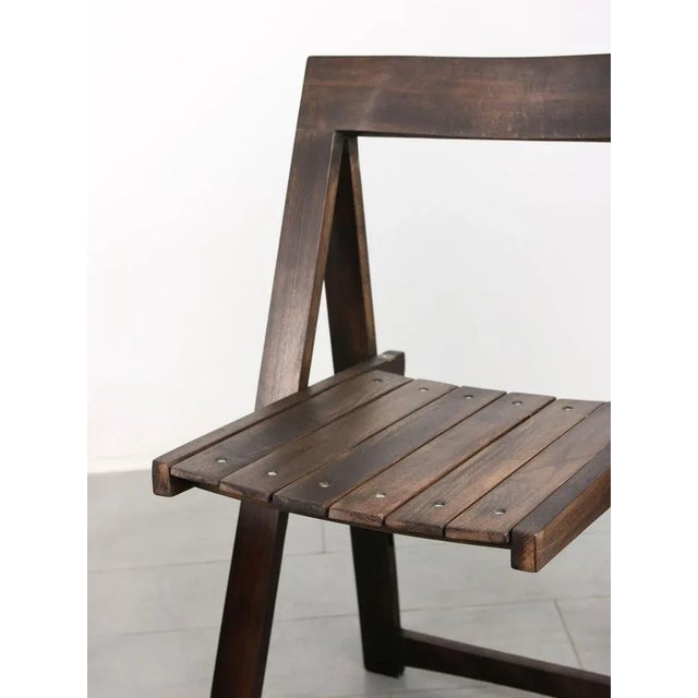 Vintage Trieste Folding Chair by Aldo Jacober for Bazzani For Sale - Image 15 of 18