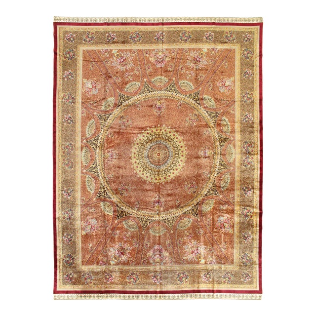 Pasargad DC Exquisite Design Paris Palace Fine Power Loom V.Silk Rug For Sale
