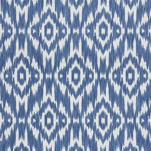 Schumacher Dorset Fabric in Indigo