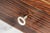 Metal Amazing Antique Painted Faux Wood Metal Lock Strong Box With Key Home Office Decor For Sale - Image 7 of 16