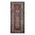 Antique Caucasian Kazak Runner, Handwoven Wool, Medallion Geometric Design, 4' x 10' For Sale