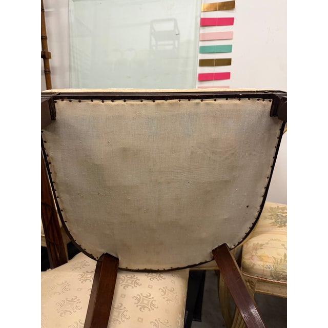 1940s Hollywood Regency Carved Wood Swag-Back Chairs in the Manner of Grosfeld House For Sale - Image 12 of 12
