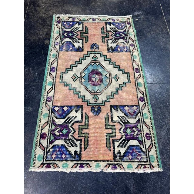 Turkish Yastik Rug 1'9" x 3' For Sale - Image 4 of 5