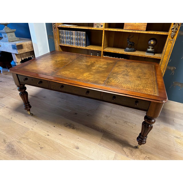 Antique Victorian Writing Table For Sale - Image 10 of 12