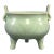 Chinese Longquan Celadon Tripod Censer, Twin Handles Incense Burner For Sale