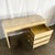 Wood Postmodern Faux Tan/Beige Marble Laminate Waterfall Desk For Sale - Image 7 of 9