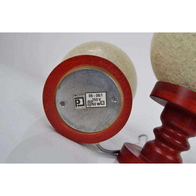 Mid-Century Table Lamps by Pokrok Zilina, 1960s, Set of 2 For Sale - Image 12 of 14