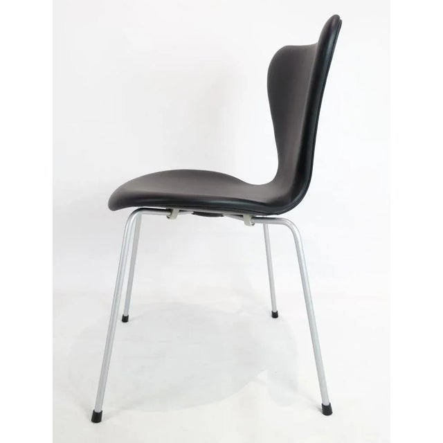 2000 - 2009 Model 3107 Sjuan Chairs by Arne Jacobsen for Fritz Hansen, 1967, Set of 6 For Sale - Image 5 of 13