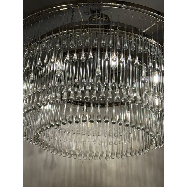 Ochre Light Drizzle Three-Tier Round Chandelier For Sale - Image 12 of 12