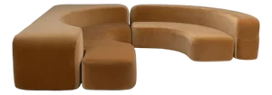 Envorin One Sofa attributed to Ennio Chiggio for Nikol International, Italy, 1970s, Set of 4