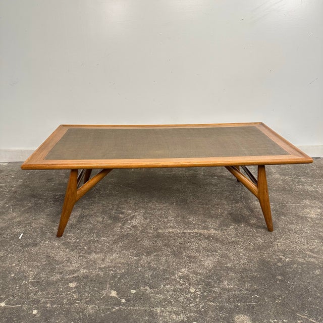 1950s Jack Van Der Molen Oak Coffee Table For Sale - Image 9 of 10