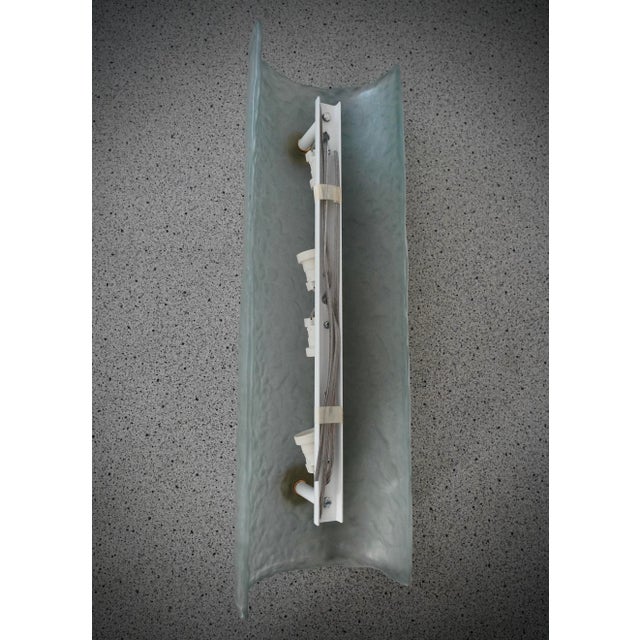 2000 - 2009 Aqua Green Murano Glass and Brass Wall Sconce, 2000 For Sale - Image 5 of 10