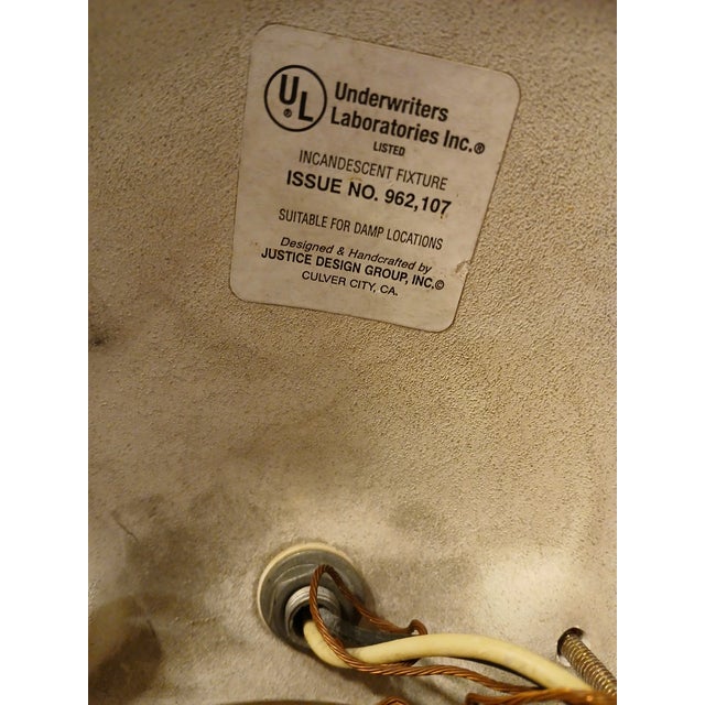 Alabaster 1960's Mid-Century Modern Wall/ Ceiling Light For Sale - Image 8 of 8