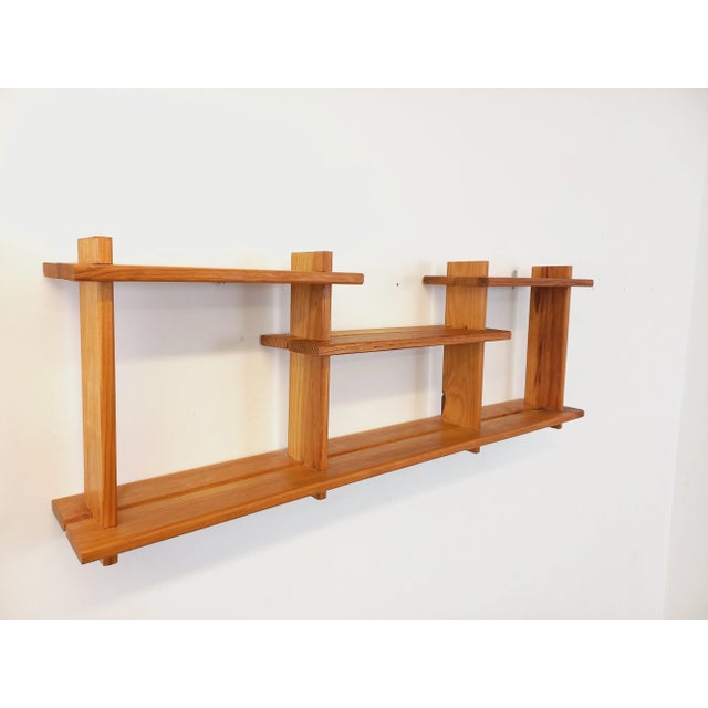 Vintage Pine Wall Unit in the style of Maison Regain, 1980s For Sale - Image 11 of 11