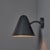 Dark Gray Mid-Century Modern 'ZuZu' Steel Painted Brass Wall Sconce in the Style of Jacques Biny For Sale - Image 8 of 17