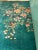 Emerald Green Rug with Cascades of Flowers and Ton Sur Ton Decoration, 1930s For Sale - Image 6 of 8
