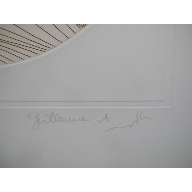 1980s Guillaume Azoulay Au Bord De l'Eau Signed Limited Edition Harlequin Print For Sale - Image 5 of 10