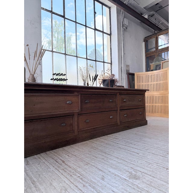 Oak Silk Counter, 1900s For Sale - Image 17 of 18
