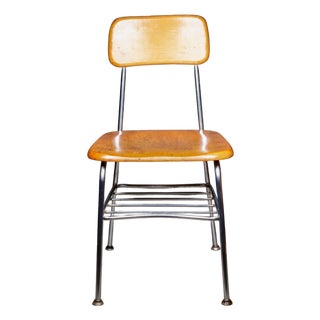 Kem Weber for Heywood Wakefield's Trimline Group Maple Desk Chair c.1950 For Sale