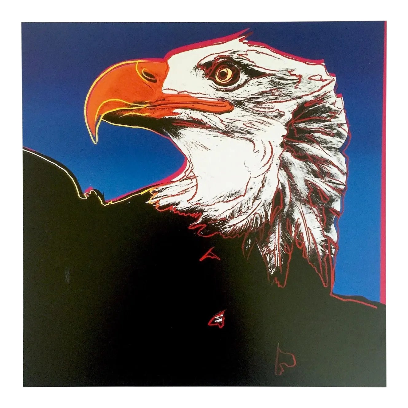 Andy Warhol Estate Vintage 1992 Endangered Species Lithograph