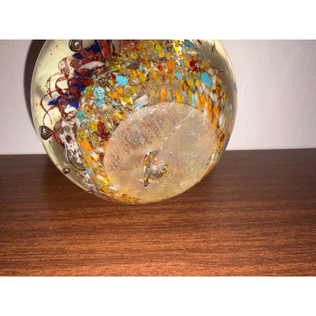 Glass Murano Glass Paperweight, 1950 For Sale - Image 7 of 9