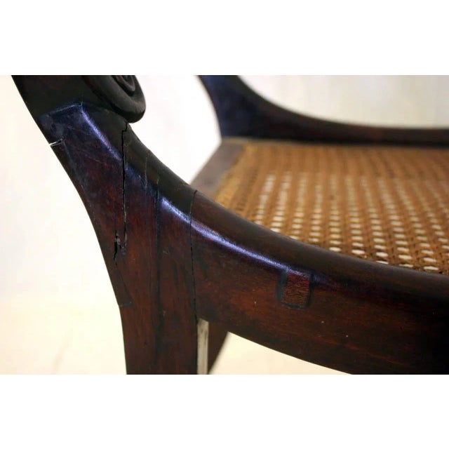 Early 19th Century 19th century Regency Mahogany Chairs with Boulle Marquetry - A Pair For Sale - Image 5 of 11