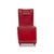 Jeremiah Lounger in Red Leather from Koinor For Sale - Image 18 of 18