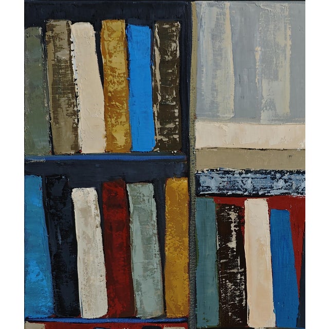 Abstract Philosophy, Abstract Library, Contemporary, Framed by Sophie Dumont For Sale - Image 3 of 9