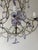 1930s French Rare Lavender Purple Crystal Prisms Murano Beaded Chandelier Lilac 1930 For Sale - Image 5 of 9