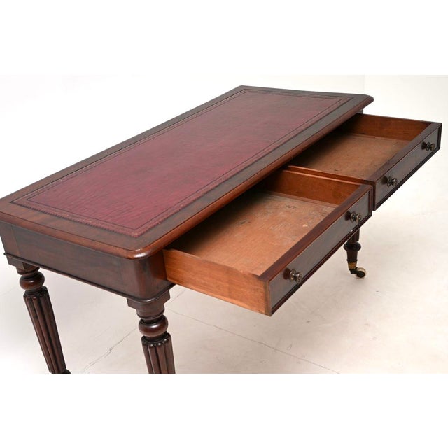 Antique Victorian Writing Table, 1850s For Sale - Image 10 of 11